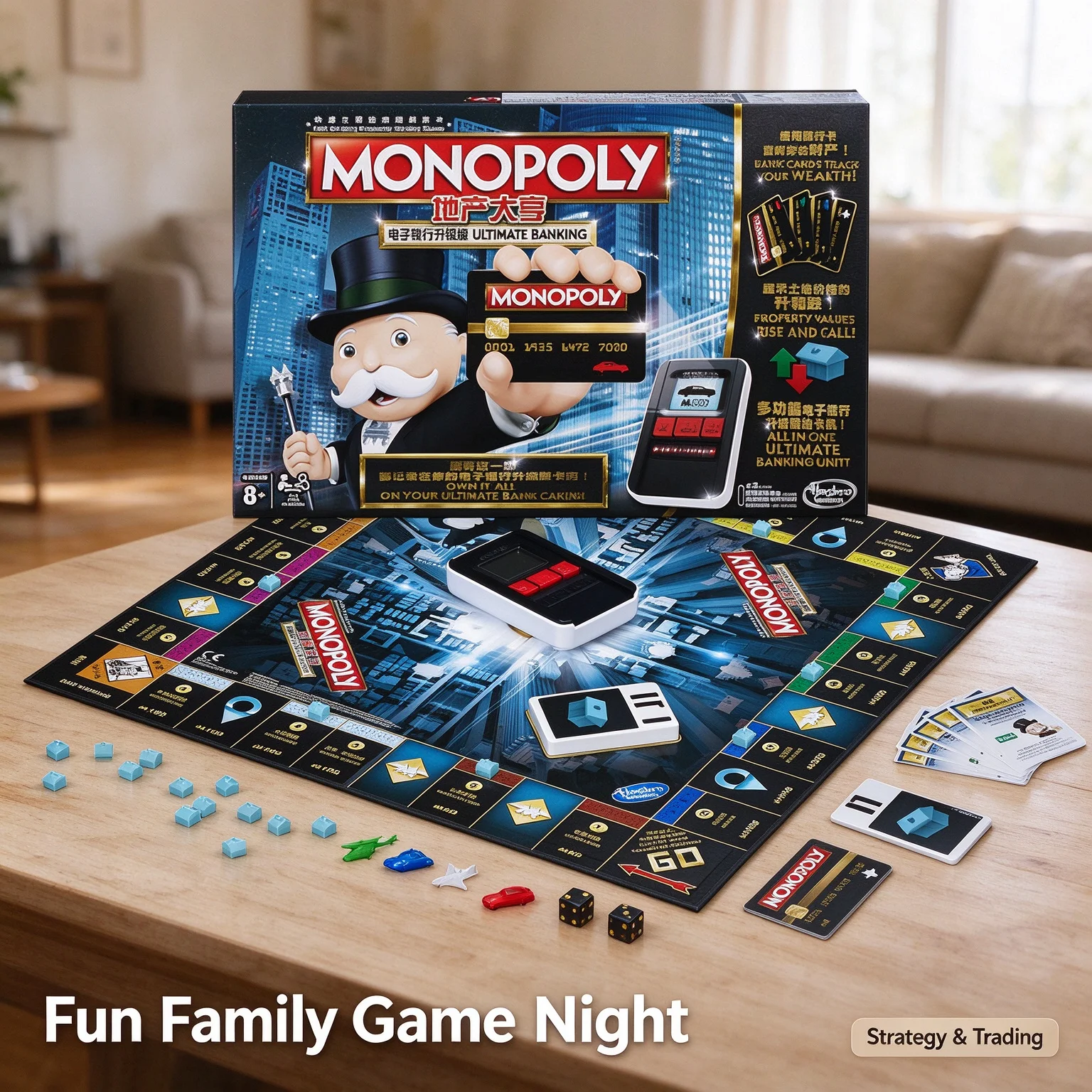 Hasbro Monopoly Ultimate Banki - đánh giá và giá Hasbro Game Monopoly