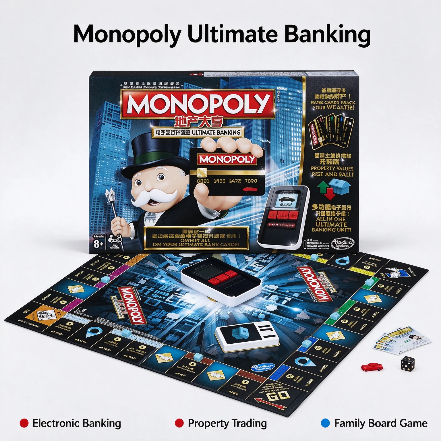 Hasbro Monopoly Ultimate Banki - đánh giá và giá Hasbro Game Monopoly
