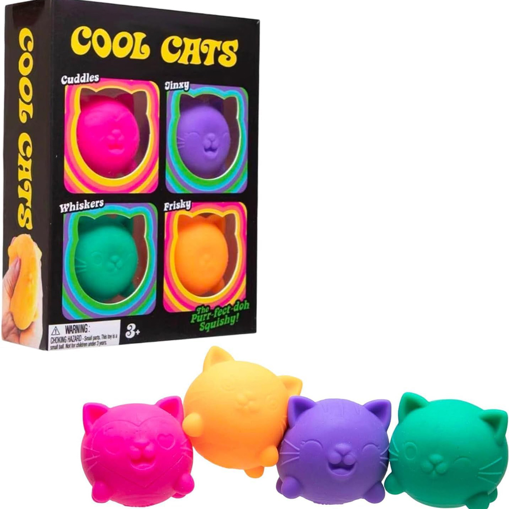 Schylling NeeDoh Cute Cat Stre - đánh giá và giá Party Games For Adults And Kids