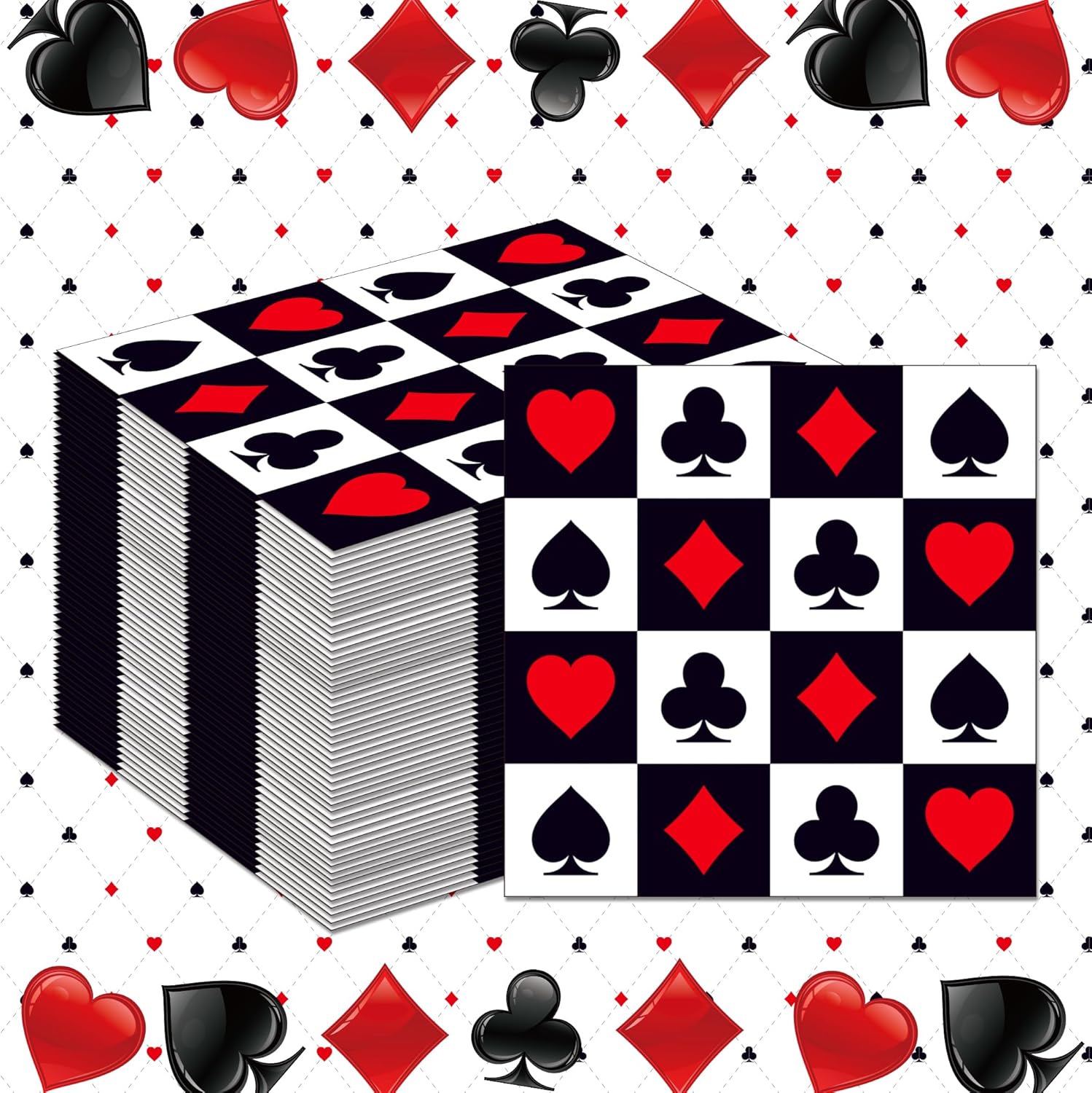 20/40/60/80 PCS Casino Theme P - đánh giá và giá Party Games Night