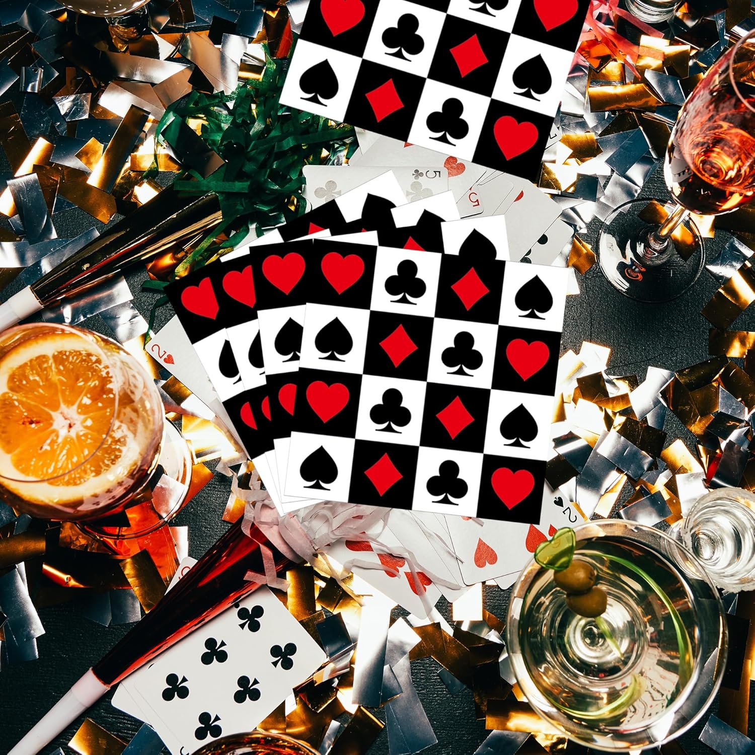 20/40/60/80 PCS Casino Theme P - đánh giá và giá Party Games Night