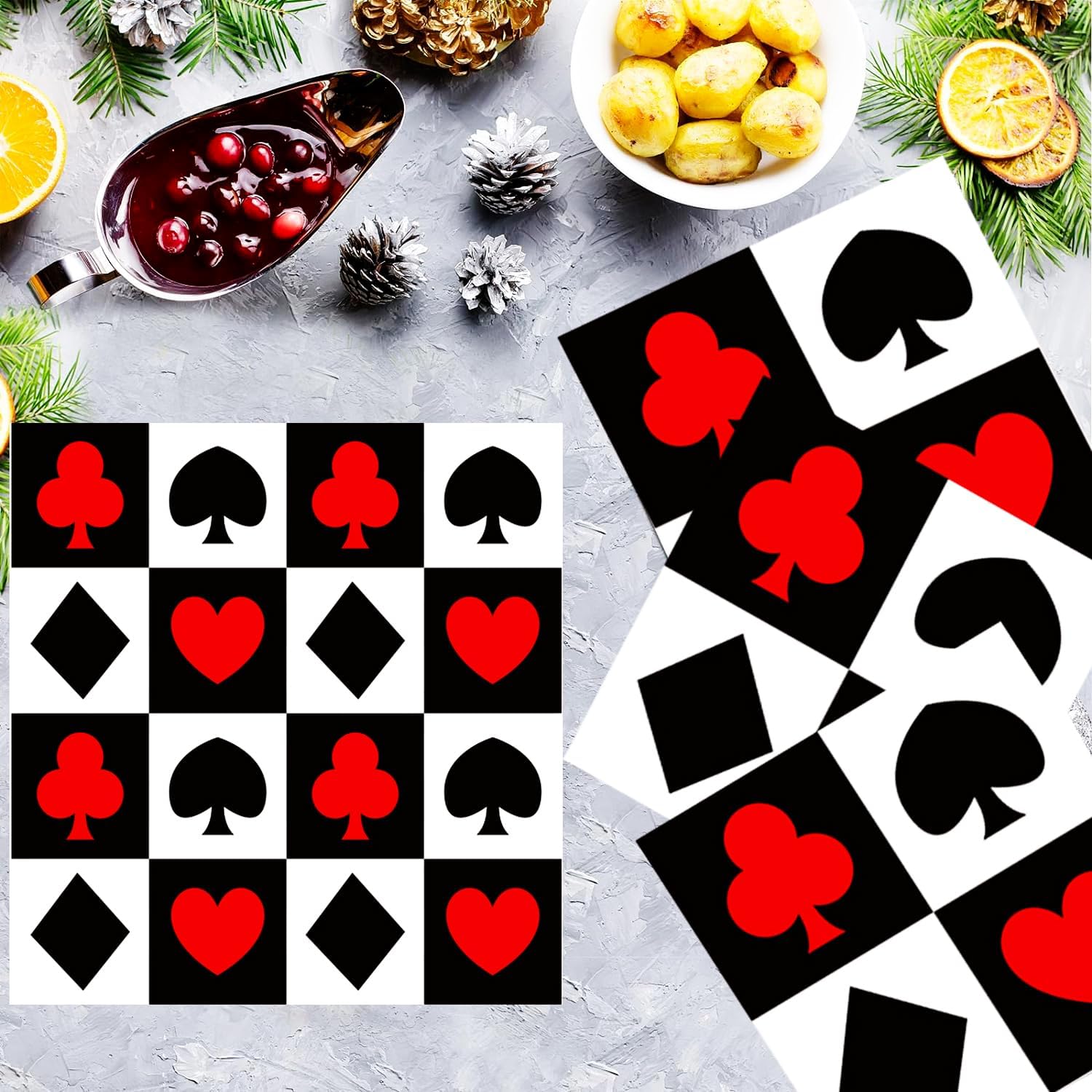 20/40/60/80 PCS Casino Theme P - đánh giá và giá Party Games Night