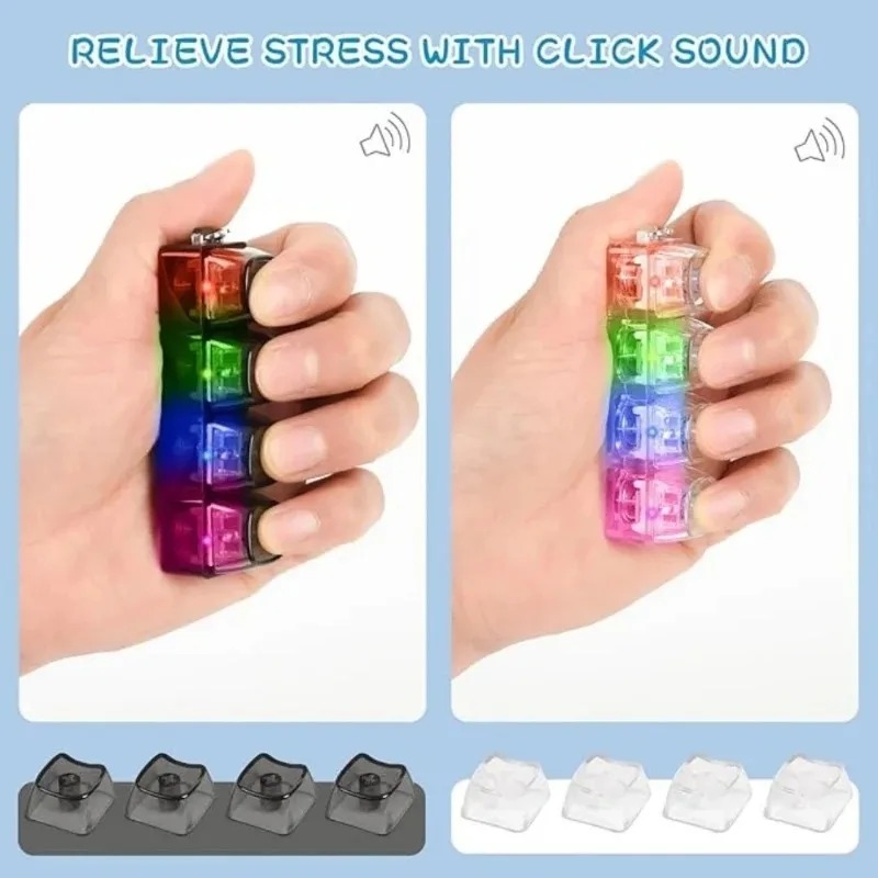 LED Keyboard Keychain Fidget T - đánh giá và giá Party Games For Adults And Kids