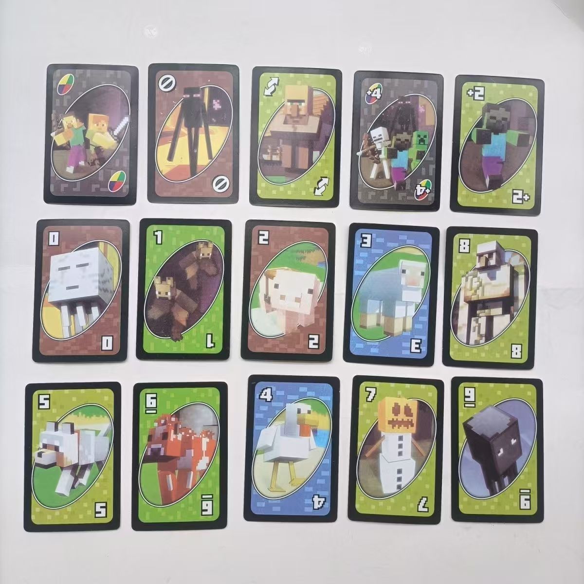 UNO Minecraft Edition Card Gam - đánh giá và giá Party Games Night